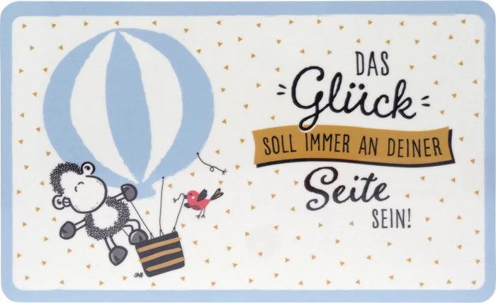 Sheepworld Schneidbrett Das Glück soll immer an deiner Seite sein