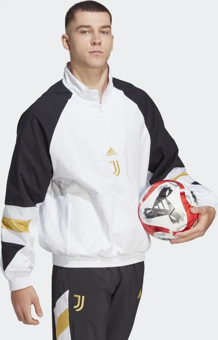 adidas Juventus Turin Icon Anorak weiß (Herren)