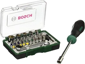 Bosch DIY Bitset/Steckschlüsselsatz inkl. Werkzeugbox, 28-tlg.