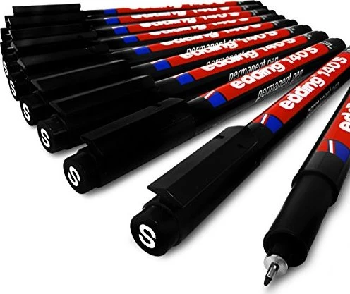 edding 140 S Folienschreiber schwarz, 10er-Pack