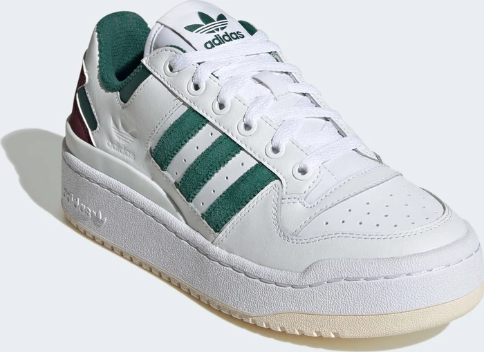 adidas Forum Bold cloud white/collegiate green/maroon (Damen)
