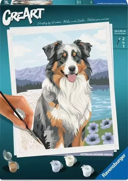 Ravensburger Malen nach Zahlen CreArt Australian Shepherd Merlin