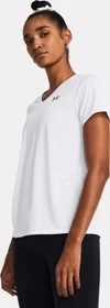 Under Armour Tech V Funktionsshirt kurzarm weiß/schwarz (Damen)