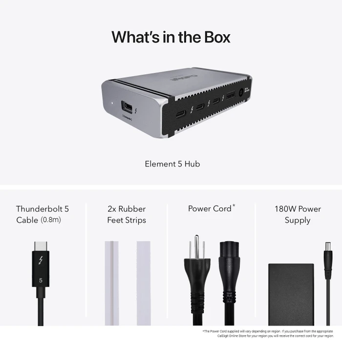 CalDigit Element 5 Hub, Thunderbolt 5 [Buchse]
