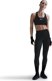 Nike One Leggings Hose lang schwarz/weiß (Damen)