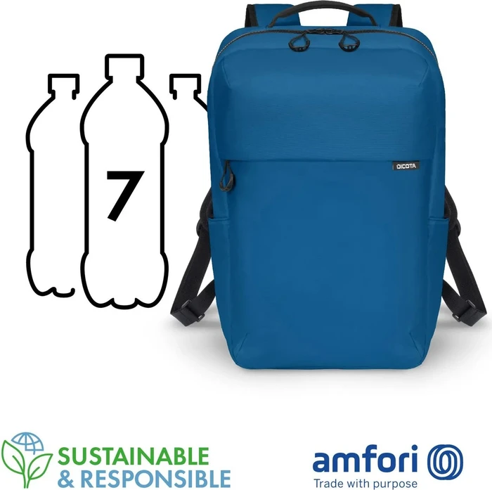 Dicota Commuter 13-16" Rucksack, blau
