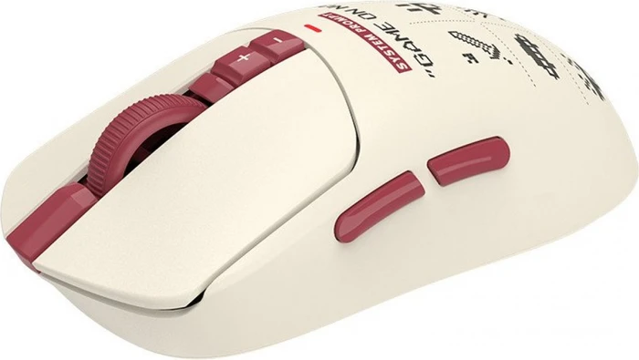 A4Tech Bloody R72 Ultra Duo Wireless Gaming Mouse mit Ladestation, Pixels Red, USB