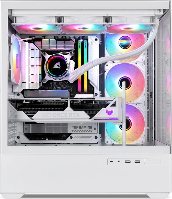 Sharkoon AK6 RGB White, Glasfenster