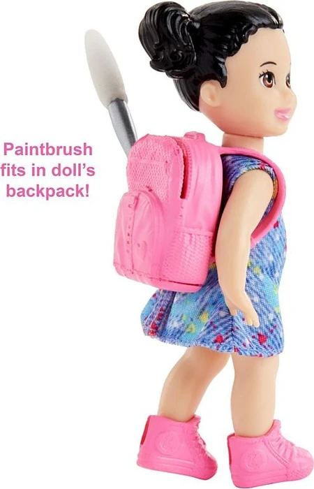 Mattel Barbie - Kunstlehrerin Puppe brünett