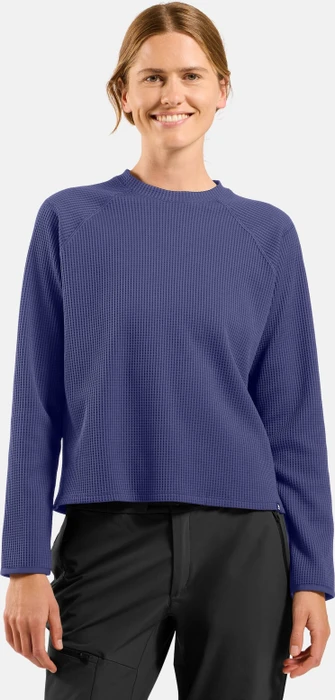 Odlo Cubic Multisport Midlayer Funktionsshirt langarm skipper blue (Damen)