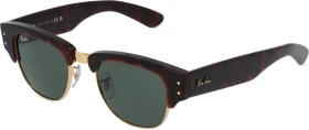 Ray-Ban RB0316S Mega Clubmaster 53mm polished tortoise-gold/green
