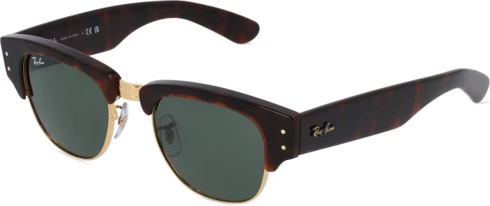 Ray-Ban RB0316S Mega Clubmaster 53mm polished tortoise-gold/green