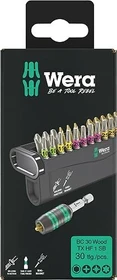 Wera Bit-Check 30 Wood TX HF 1 SB Bitset inkl. Werkzeugbox, 30-tlg.