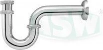 ASW Röhrengeruchverschluss 1 1/4" x 32mm edelstahl verchromt