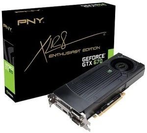 PNY GeForce GTX 670, 2GB GDDR5, 2x DVI, HDMI, DP