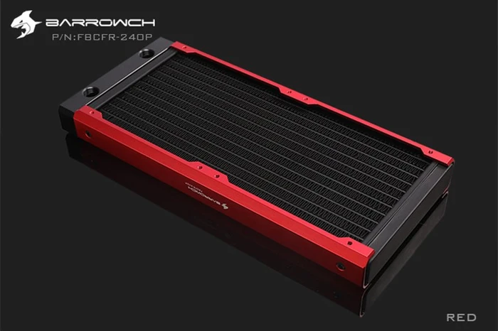 Barrow BarrowCH Chameleon Fish Series Radiator 240, POM, blood red