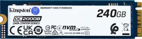 Kingston DC2000B Data Center Series Boot SSD - 0.4DWPD 240GB, M.2 2280 / M-Key / PCIe 4.0 x4