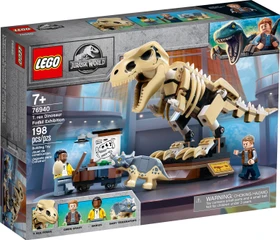 LEGO Jurassic World - T-Rex-Skelett in der Fossilienausstellung