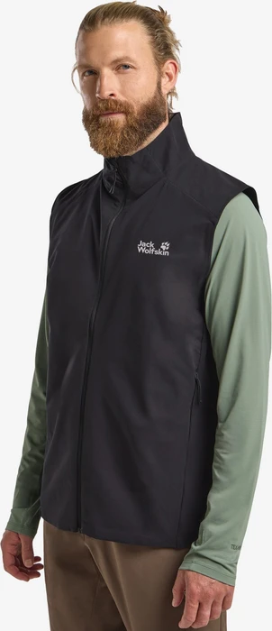 Jack Wolfskin Prelight Stride Funktionsweste schwarz (Herren)