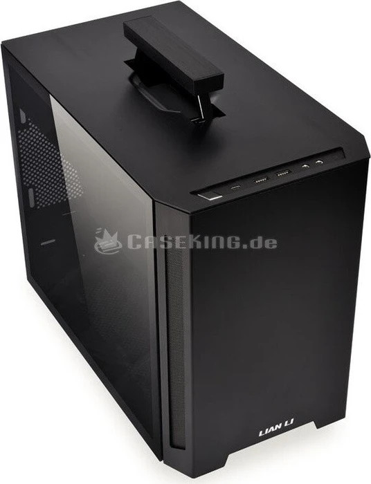 Lian Li TU150, schwarz, Glasfenster, Mini-ITX