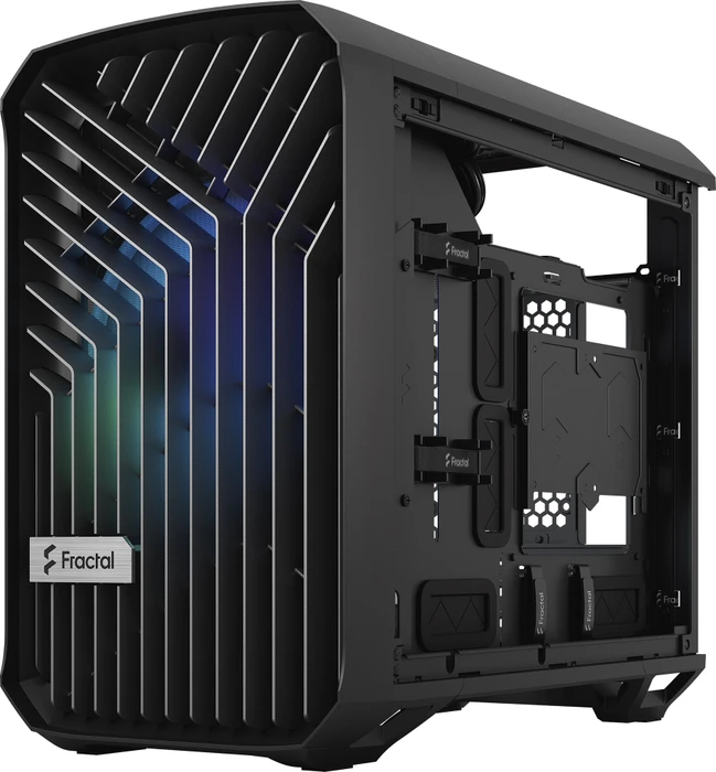 Fractal Design Torrent Nano Black RGB TG Light Tint, Glasfenster, Mini-ITX
