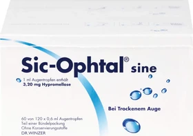 Sic-Ophtal sine Augentropfen, 72ml (120x 0.6ml)