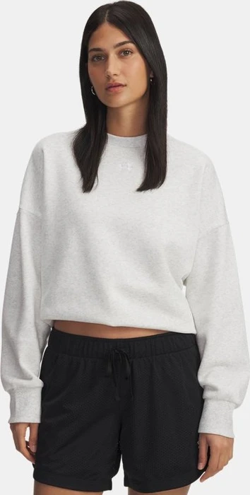 Under Armour Rival Fleece Sweatshirt distant gray/white (Damen)