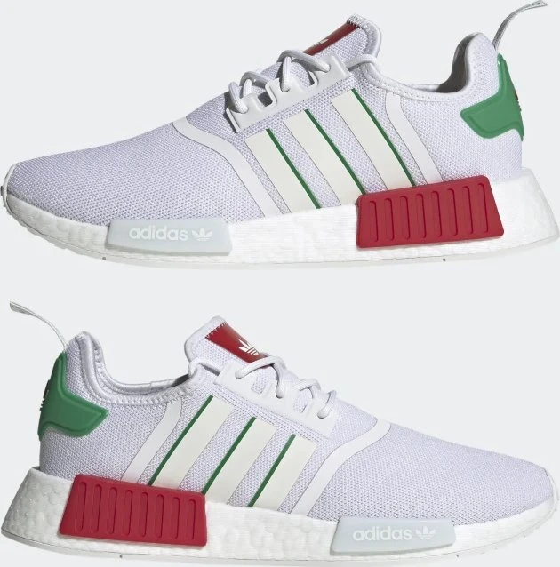 adidas NMD_R1 cloud white/off white/green (Herren)