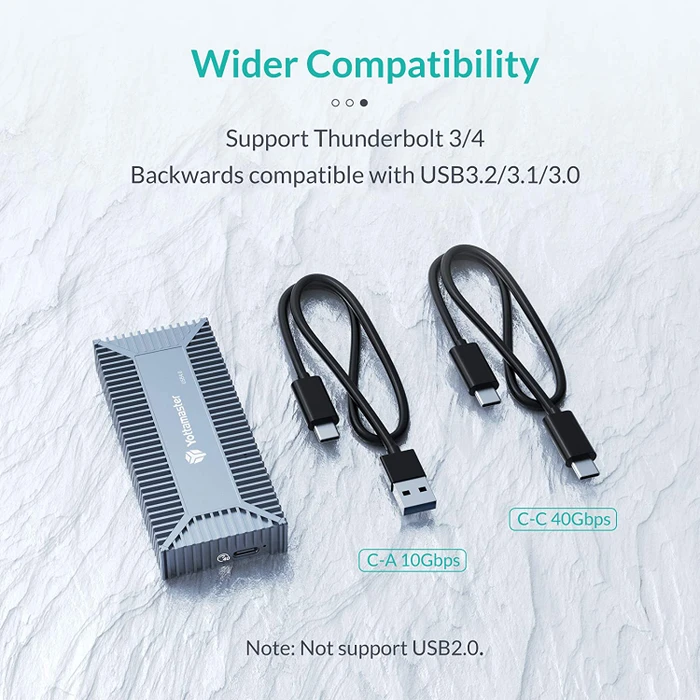 Yottamaster USB4.0 NVMe Enclosure, USB4