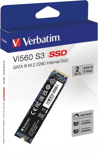 Verbatim Vi560 S3 SSD 2TB, M.2 2280 / B-M-Key / SATA 6Gb/s
