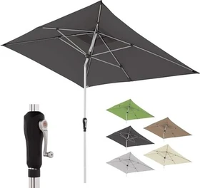 Doppler SL-AZ Sonnenschirm 290x190cm anthrazit