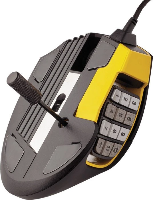 Corsair Scimitar RGB Optical MOBA/MMO Gaming Mouse gelb, USB