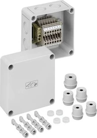 Spelsberg RKi 4/07-7x4² Reihenklemmengehäuse, mit Schutzart IP54/IP66, Nennquerschnitt 4 mm²