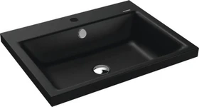 Kaldewei Puro 3154 Aufsatzwaschtisch 60x46x4cm, Perl-Effekt, cool grey 90