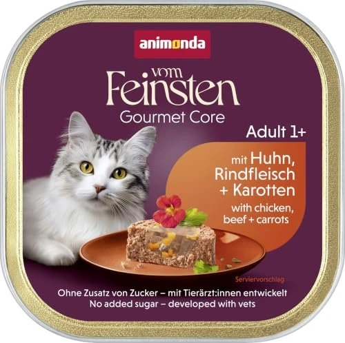 animonda Vom Feinsten Adult Huhn, Rindfleisch, Karotten, 3.20kg (32x 100g)