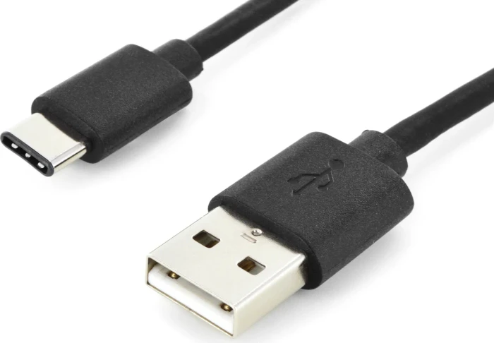 Digitus USB 2.0 Verbindungskabel, USB-A [Stecker] auf USB-C [Stecker], 1m schwarz