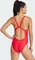 adidas 3-Streifen V-Back Badeanzug pure ruby/lucid red (Damen) Vorschaubild
