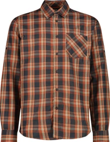CMP Karomuster Hemd langarm antracite/orange/corda (Herren)