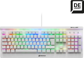 Sharkoon Skiller SGK3, LEDs RGB, White, Kailh BLUE, USB, DE