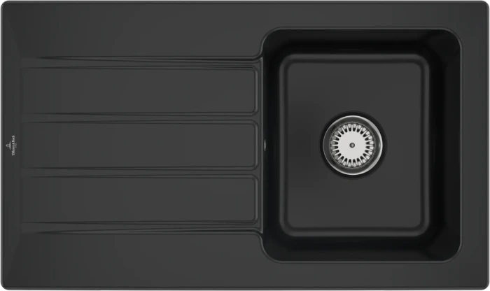 Villeroy & Boch Architectura 860x510mm Becken reversibel pure black