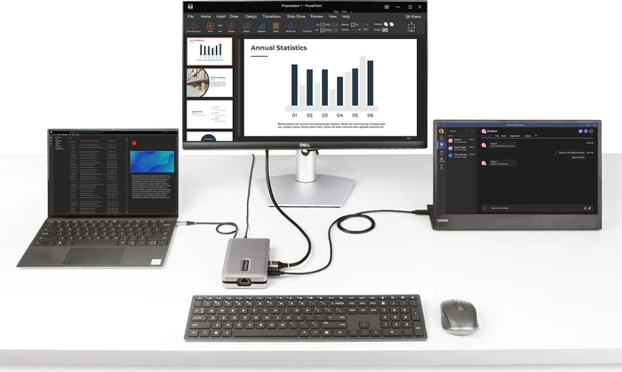 StarTech USB-C Multiport-Adapter Space Grey, USB-C 3.1 [Stecker]