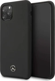 Mercedes-Benz Silicone Cover Liquid für Apple iPhone 11 Pro schwarz
