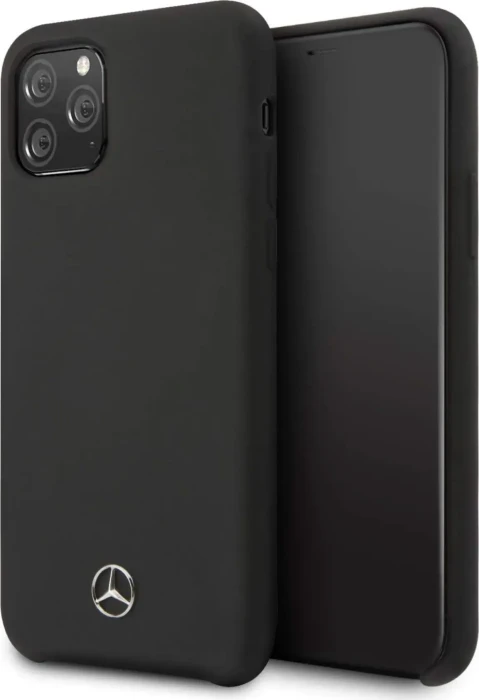 Mercedes-Benz Silicone Cover Liquid für Apple iPhone 11 Pro schwarz