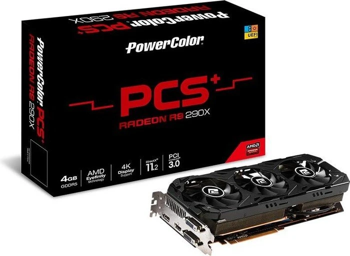 PowerColor Radeon R9 290X PCS+, 8GB GDDR5, 2x DVI, HDMI, DP