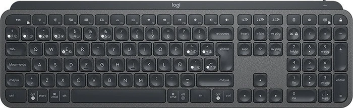 Logitech MX Keys, schwarz, USB/Bluetooth, ES
