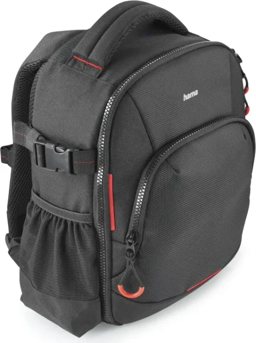 Hama Ohio 150 Kamera-Rucksack Schwarz/Rot