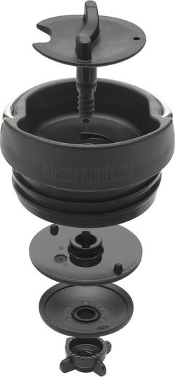 Klean Kanteen Tumbler Deckel und Trinkhalm Isolierbecher 473ml brushed stainless