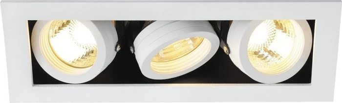 SLV Kadux 3 Einbauleuchte 21cm 3-flammig weiß