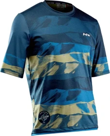 Northwave Xtrail Trikot kurzarm blue/khaki (Herren)