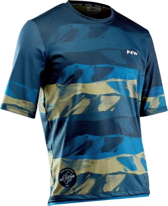 Northwave Xtrail Trikot kurzarm blue/khaki (Herren)